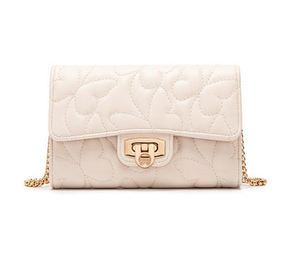 Women's Fashionable Casual Embroidered Butterfly Pattern Shoulder/crossbody Chain Small Square Bag, Mini Clutch