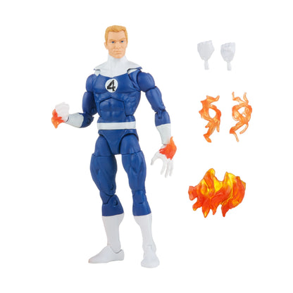 Marvel Legends Quarteto Fantástico Retro Onda O Coisa Mulher Invisível Sr. Fantástico Tocha Humana Homem Psico Boneco Articulado 6"