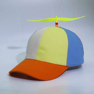 Funny Snapback Hat Helicopter Propeller Adventure Dad Hat Rainbow Bamboo Dragonfly Baseball Cap For Adult Kids Boys Girls
