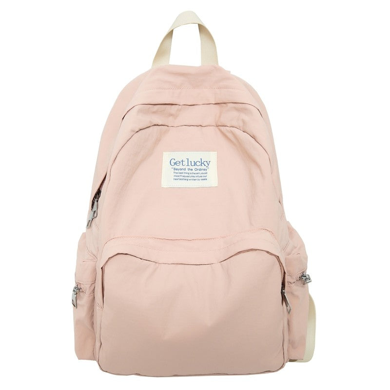 Men's and women's leisure travel bags, campus large capacity backpacks, backpacks, city camping leisure travel storage bags