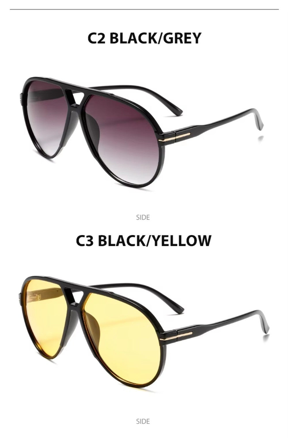 3515 Designer Inspired Sunglasses Men Women Vintage Oversized Pilot Sun Glasses Retro Gafas Lentes De Sol Hombre Mujer 411210
