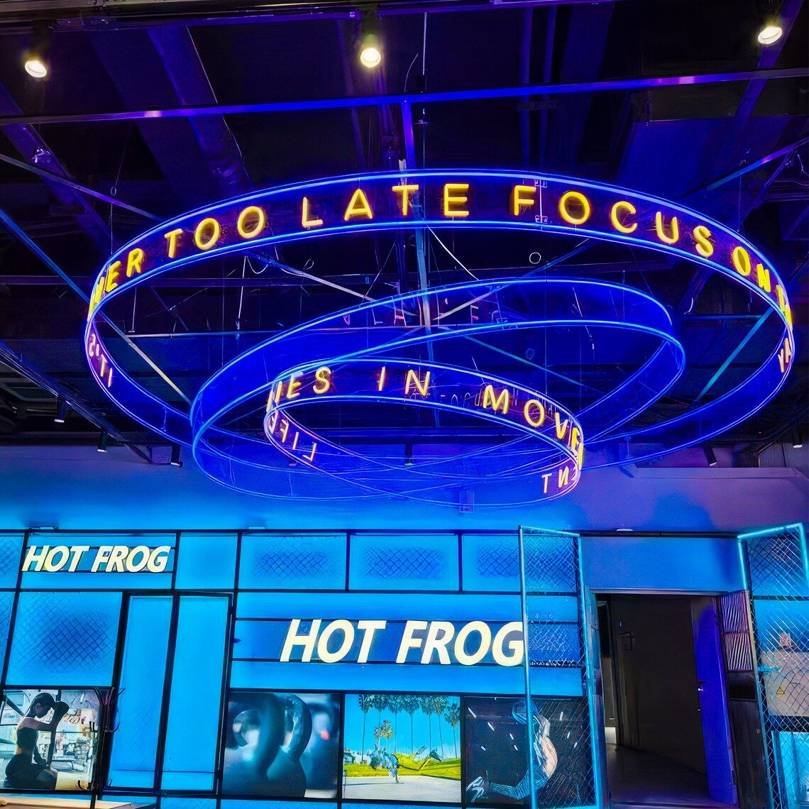 Custom Round Neon Sign Light up Letter Sign Bar Store Neon Sign Business Name Sign Personalized Business Name Logo