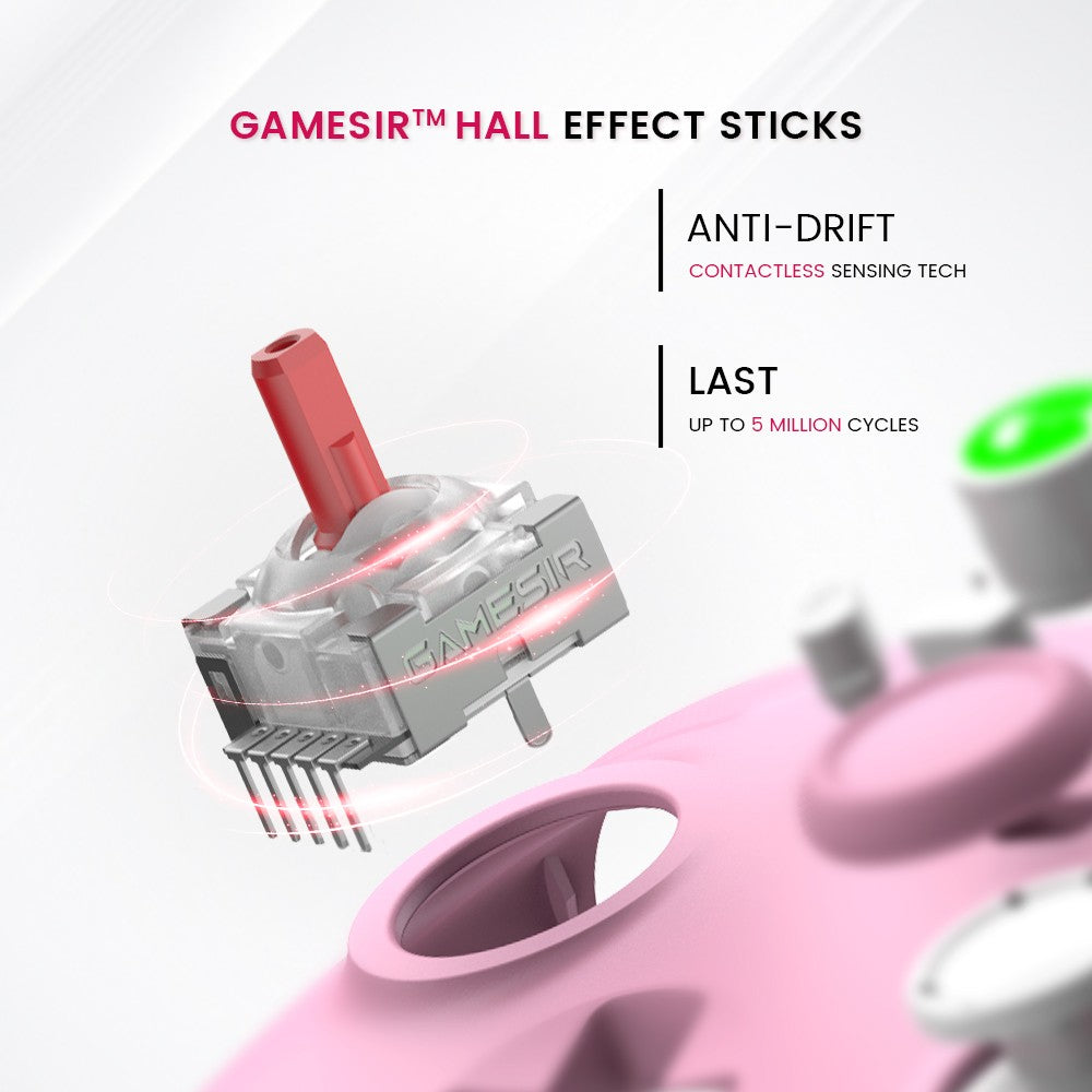 GameSir Cyclone Pro Wireless Switch Controller for Nintendo Switch iPhone Android PC Hall Effect Joystick Gaming Gamepad