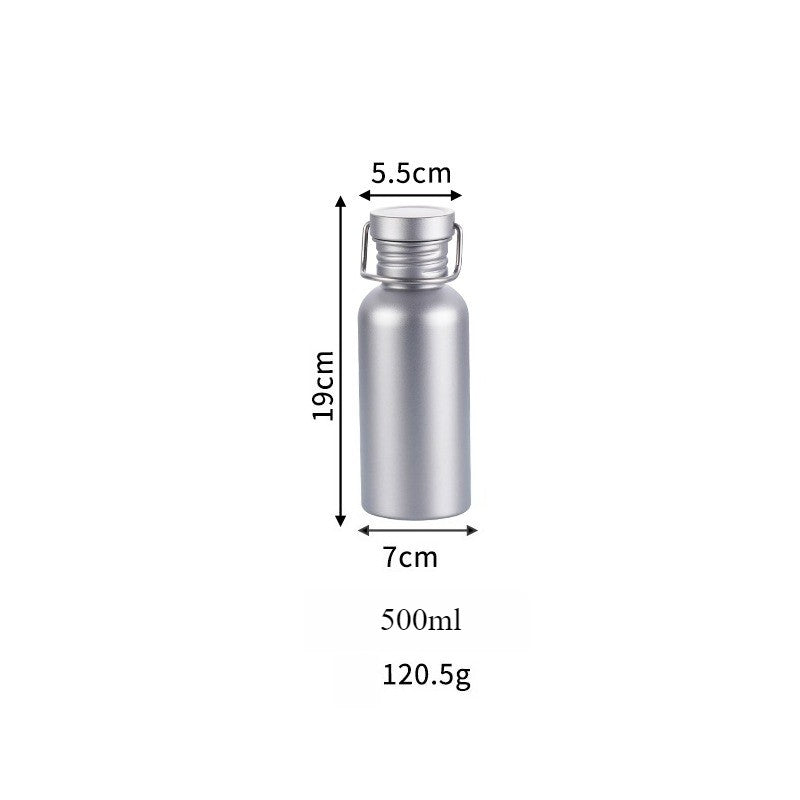 500ml 600ml 750ml Titanium Water Bottle Outdoor Camping Supplies Tourism Sports Cycling Hiking Camping Water Bottle