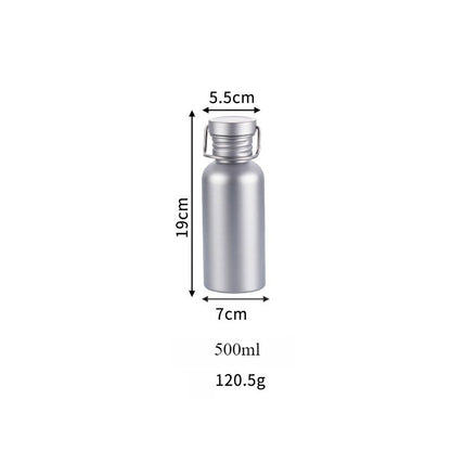 500ml 600ml 750ml Titanium Water Bottle Outdoor Camping Supplies Tourism Sports Cycling Hiking Camping Water Bottle