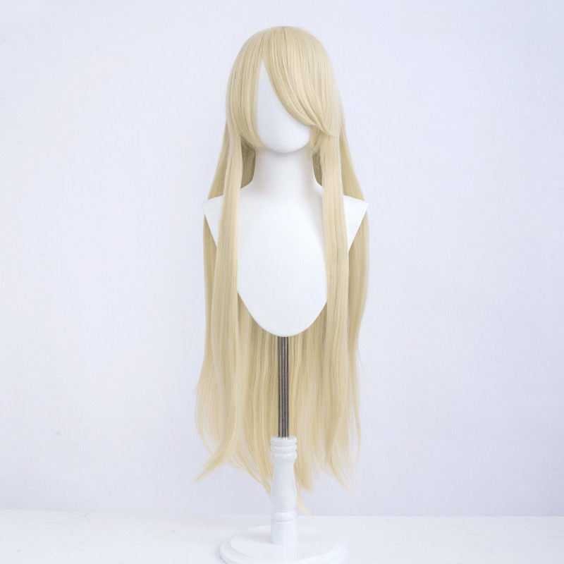 100cm Long Straight Cosplay Wig Anime Compatible Universal Omopinenet Heat Resistant Synthetic Hair Wigs + Wig Cap