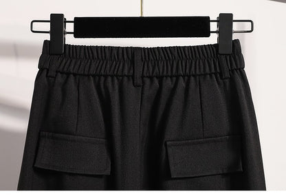 Suit Half-body Skirt Women's Large Size Autumn New Fashion Elegant Commuting Medium-length Package Hip Skirts Loose A-line Skirt