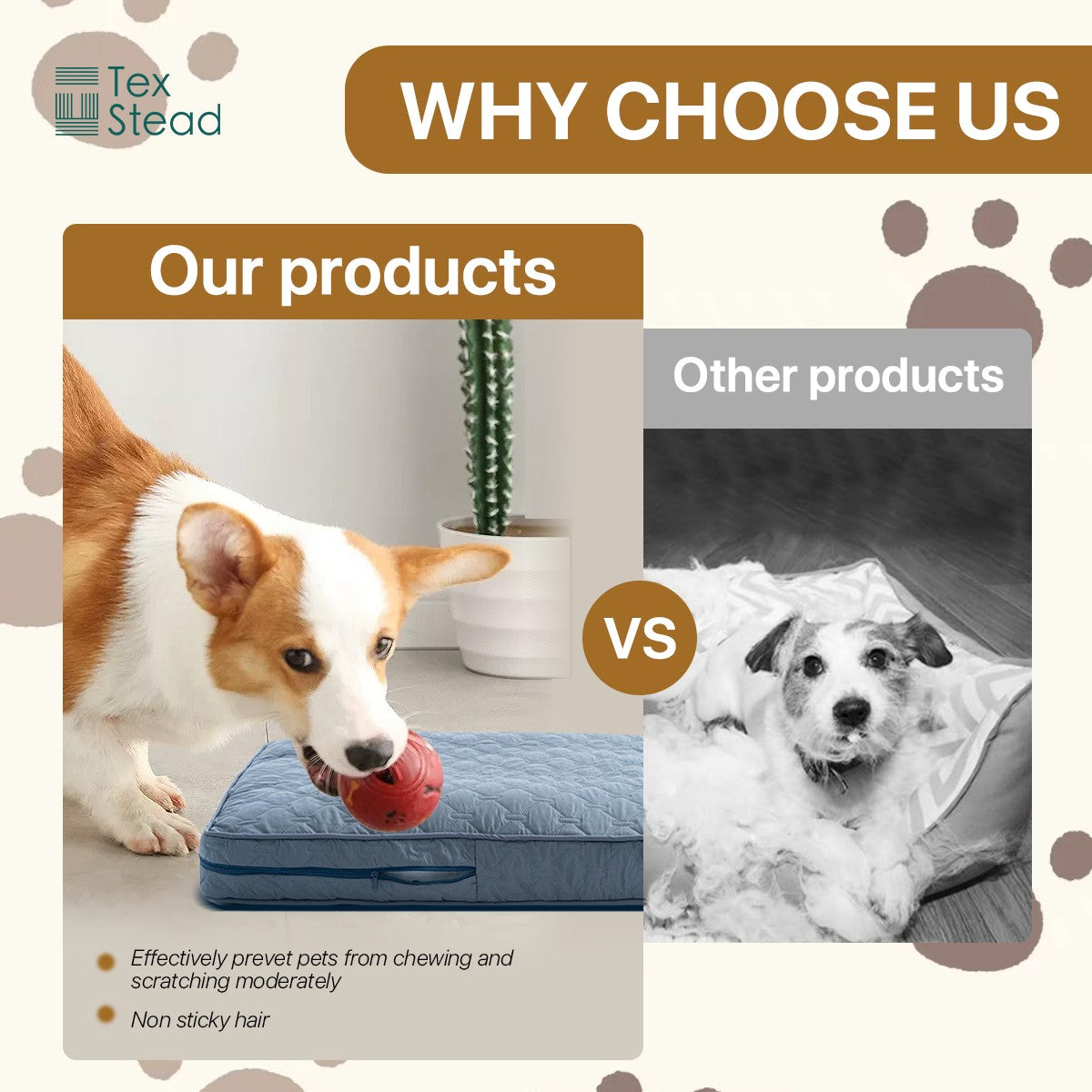 1 capa de cama ortopédica para cães grandes, capa lavável para cama de cão em espuma, colchonete para animais de estimação com acolchoamento multiagulha, capa para cama de caixa para cães