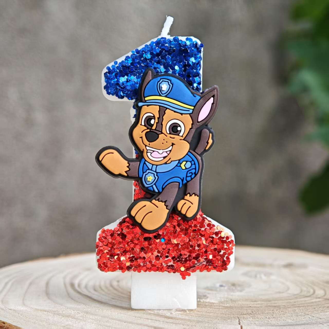 Paw Patrol Candle 0-9 Number Candle Paw Patrol Cartoon Character Party Cake Plug-in Birthday Cake Decoration Baby Shower Gift
