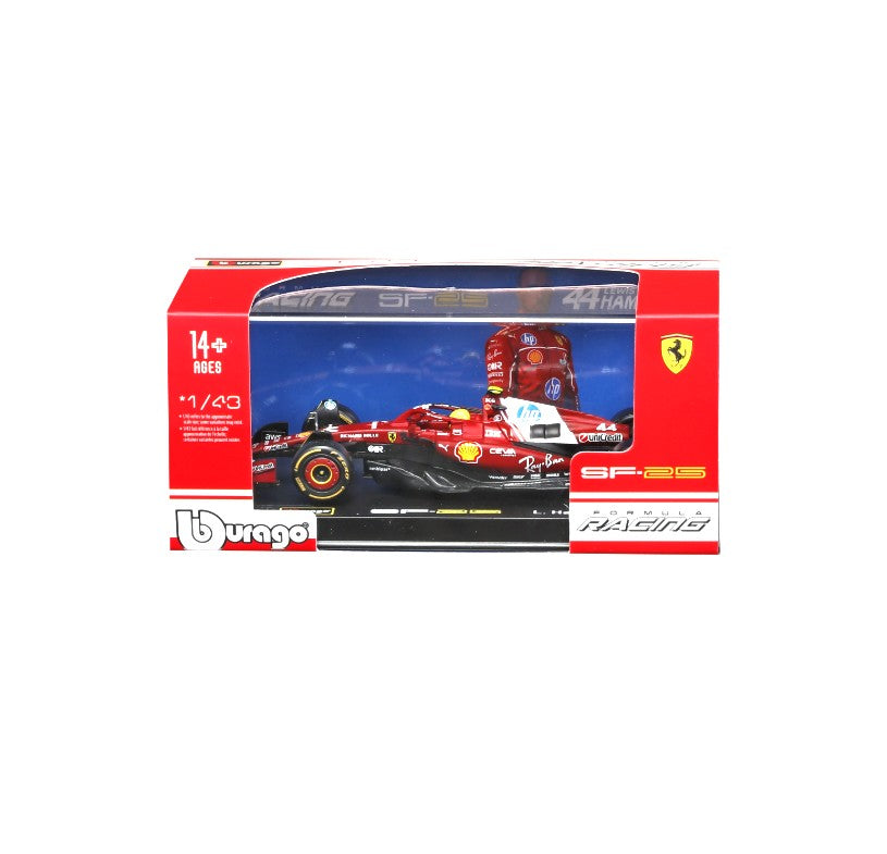 Bburago 1:43 F1 BWT Alpine Modelo Com Capacete 2025 Miniatura de Liga Carro de Corrida de Fórmula Brinquedo MCL39 W16 SF25 RB21 Japonês