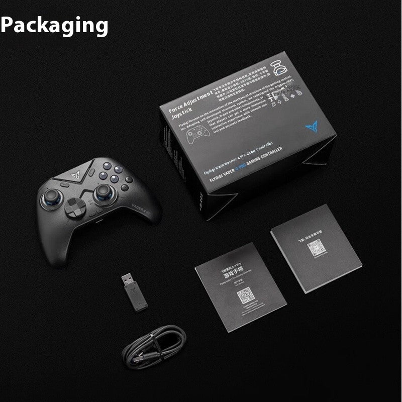 Flydigi Vader4 PRO Wireless Gaming Controller 1000Hz Force Switch Trigger RGB Real Vibration Elite APEX 4 Gamepad for PC Switch2