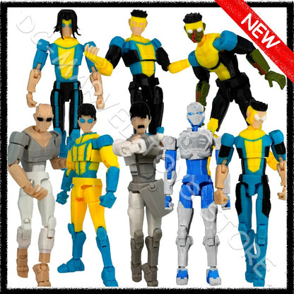 Pronta Entrega Novos Brinquedos Invencíveis Impressos em 3D Bonecos de Ação T13 Dummy 13 Super-Heróis Brinquedos Mutáveis com Múltiplas Articulações
