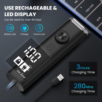 SEJOY Electric Hair Trimmer Kits Cordless Professional Hair Clipper Reachageable Waterproof Nose Hair Trimmer