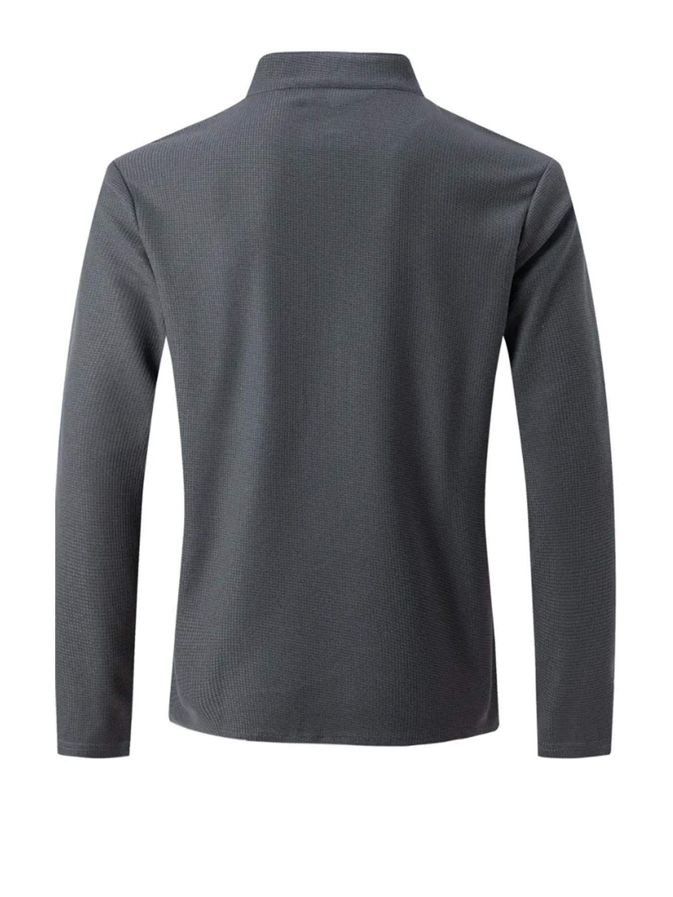 Men's Cotton Linen Henley T-Shirts Long Sleeve Hippie Casual Beach T-Shirts