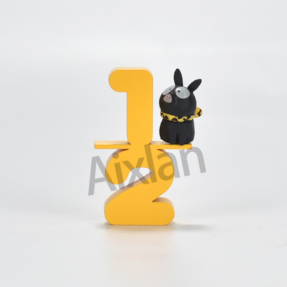 Aixlan 4 Peças Ranma 1/2 Figura Ranma Tendou Akane Versão Q Fofo PVC Boneco de Ação Anime Presente de Natal Estatueta Colecionável