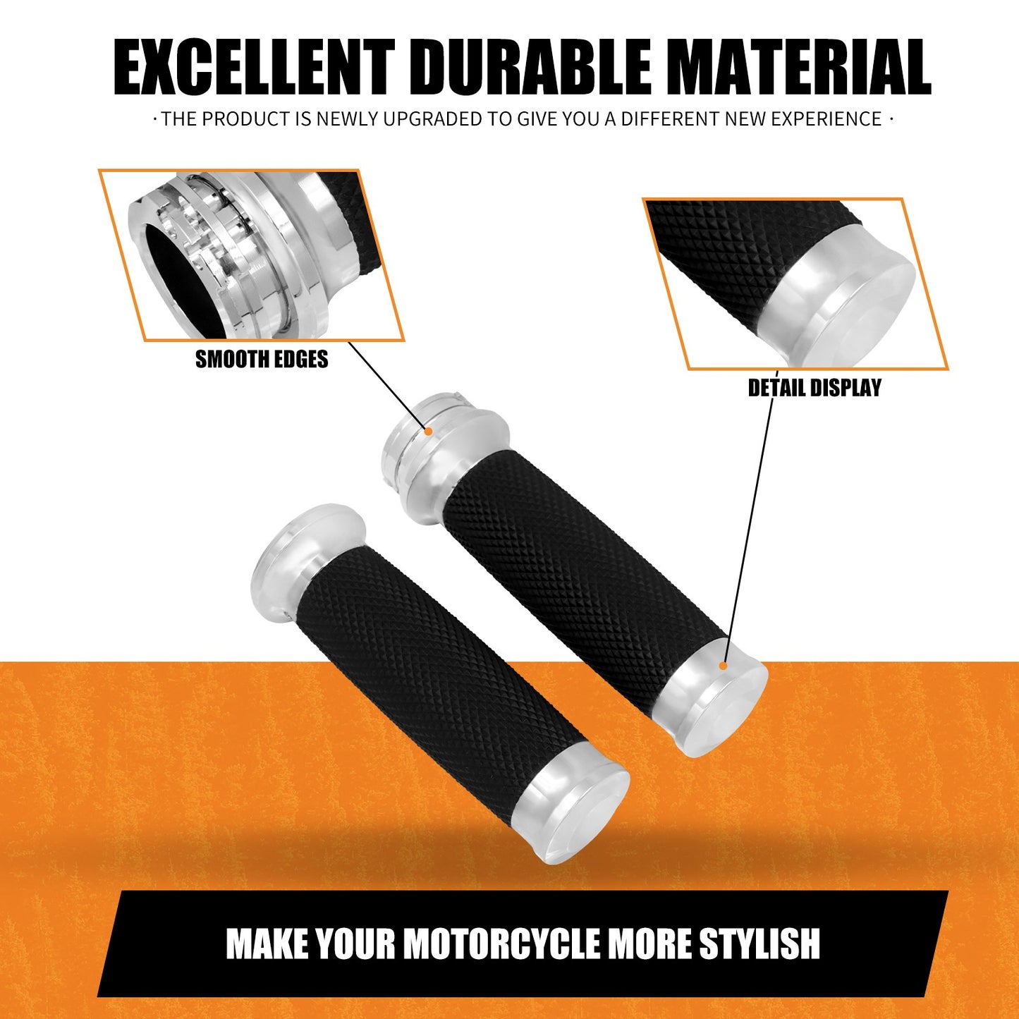 Manoplas de Guidão de Moto 1"25mm Para Harley Touring Road Street Glide Sportster 883 1200 72 XL Dyna VRSC Softail Custom