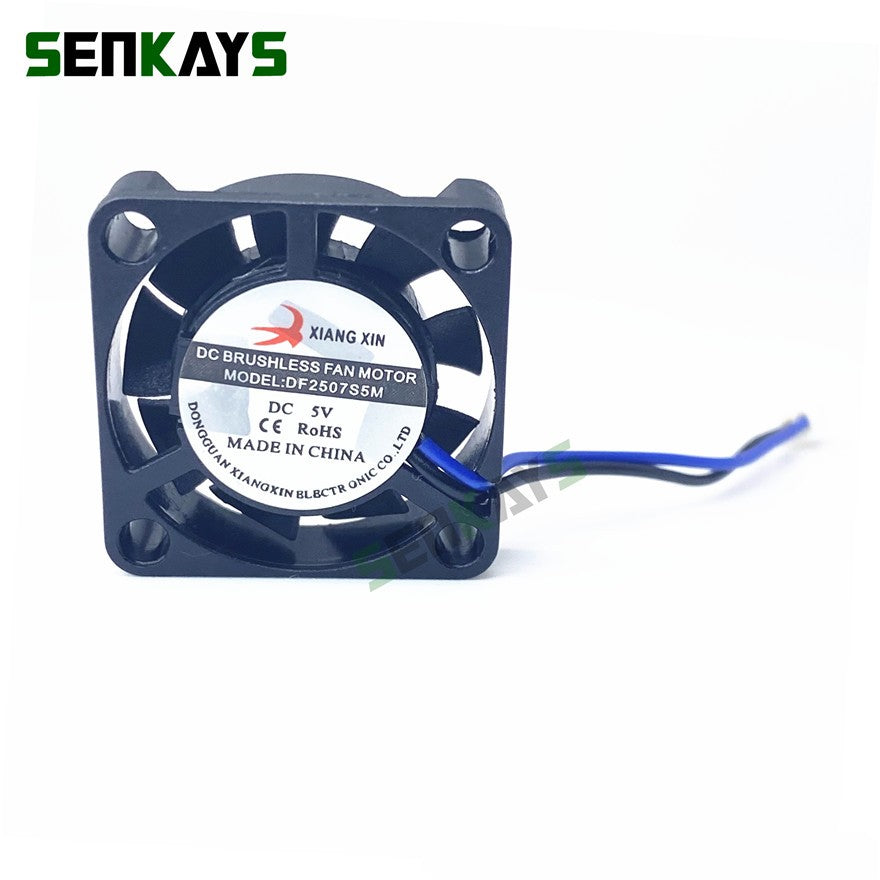 NEW DC 3v 5V 2507 25x25x7MM  25MM Cooling Fan 11000RPM 2.5cm Mini Cooling Fan With 2pin