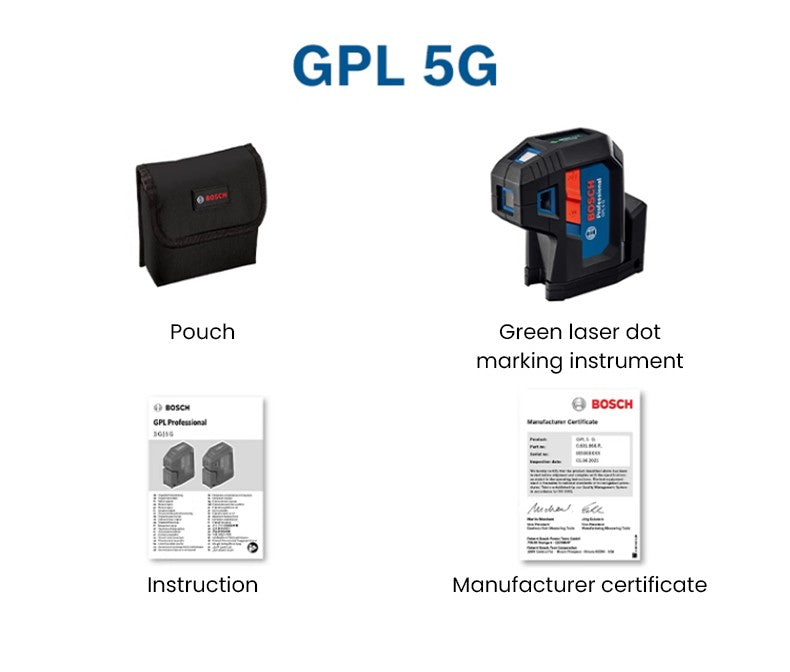 Laser Bosch GPL 3G 3 Pontos Nivelamento Automático GPL 5G 5 Pontos Nível a Laser de Alinhamento Instrumento Profissional Laser de Pontos Verde