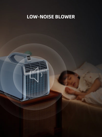 Aparelho de Ar-Condicionado Portátil para Barraca de Acampamento, Quente e Frio, Controle de Clima, Aquecedor, Resfriador, Unidade de Ar-Condicionado Móvel