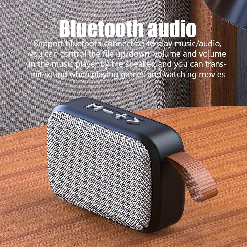 Mini Caixa de Som Bluetooth Subwoofer Portátil Sem Fio Bluetooth Soundbar Bateria de 500mAh Caixas de Som Esportivas para Área Externa Interna Soundbar HIFI