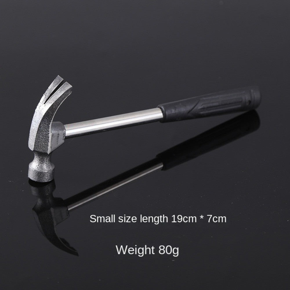 Martelo de Garra Multifuncional com Cabo de Tubo de Aço Martelo de Segurança para Pregos Sem Marcação Quebra-Vidros Ferramentas de Hardware Doméstico