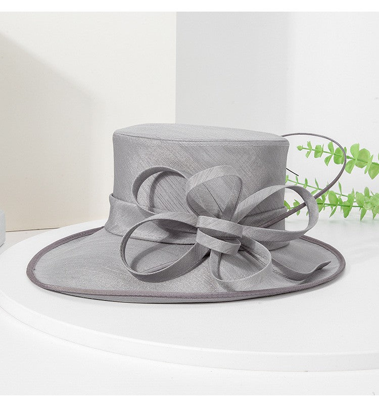 Moda Luxo Moda Pena Chapéu Chá Igreja Elegante Fotografia Cartola Feminina Banquete Fascinator Chapéus Formais de Casamento