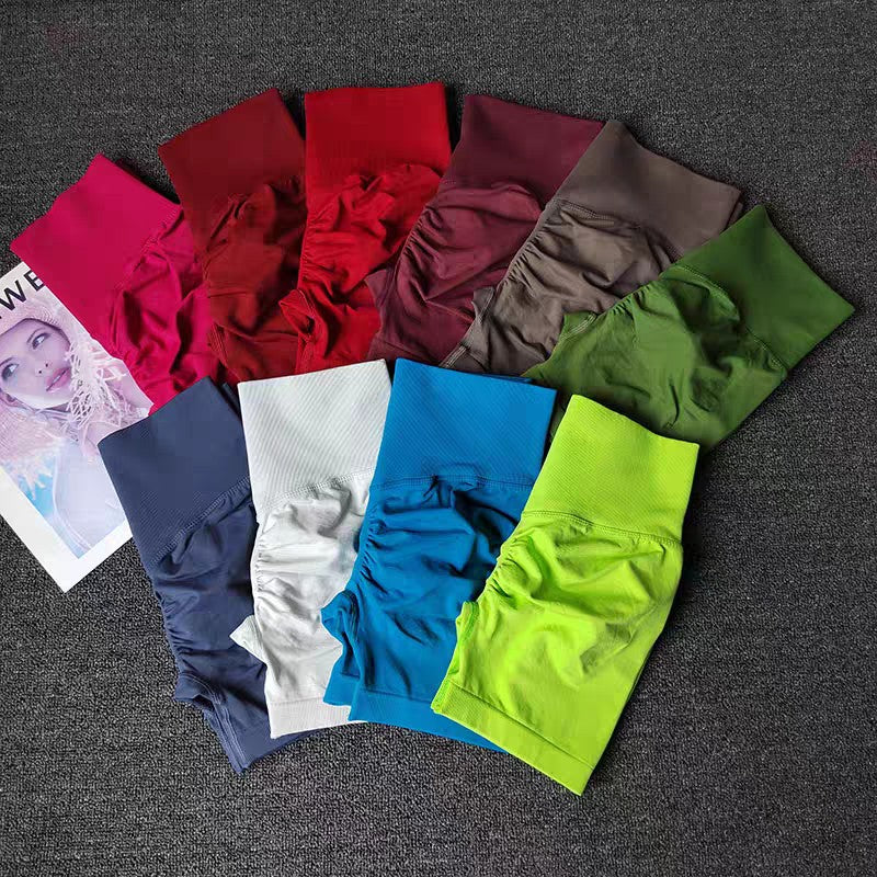 Summer Yoga Shorts Women Fitness Shorts Breathable Sports High Waist Running Shorts Cycling Shorts Workout Gym Sports Shorts