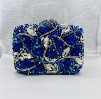 15 Colors Women Rhinestones Evening Bags Metal Diamond Mianudiere Handbag Bridal Clutches Wedding Party Stone Clutch Purse Bags