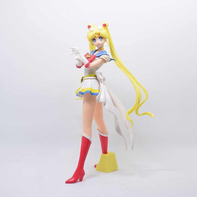 Boneco Sailor Moon Anime Desenho Animado Júpiter Makoto Vênus Minako Tsukino Coelho Boneca Brinquedo Pequena Princesa Decoração de Bolo Enfeites