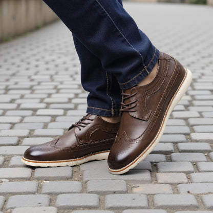 Brogue Men Casual Shoes Fashion Comfortable Shoes 2023 Brand Men shoes