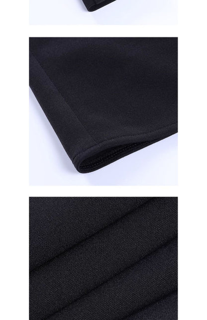 Onyx Shirt Dress Women Long Sleeve Belted Silhouette Autumn Winter Boss Lady Aesthetic Curve Flattering Minimalist PowerDressing