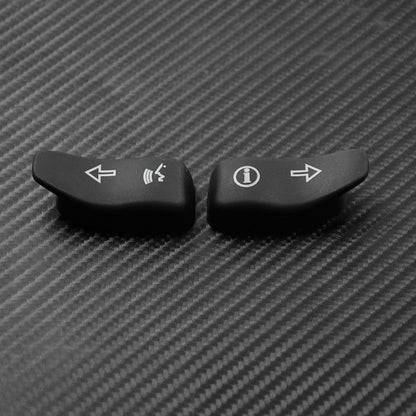 Motorcycle Turn Signal Extension Caps Black Extended Cover Switch Button For Harley Touring Electra Glide Road Glide FLHX 16-19