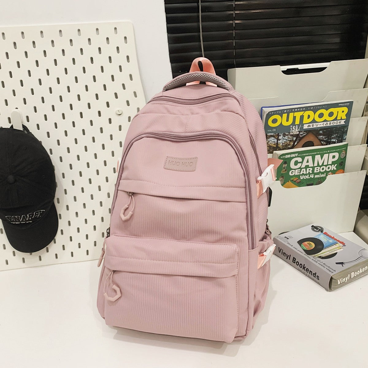 Mochila Escolar Unissex Nova Japonesa Simples de Estudante do Ensino Médio e Fundamental Mochila de Grande Capacidade