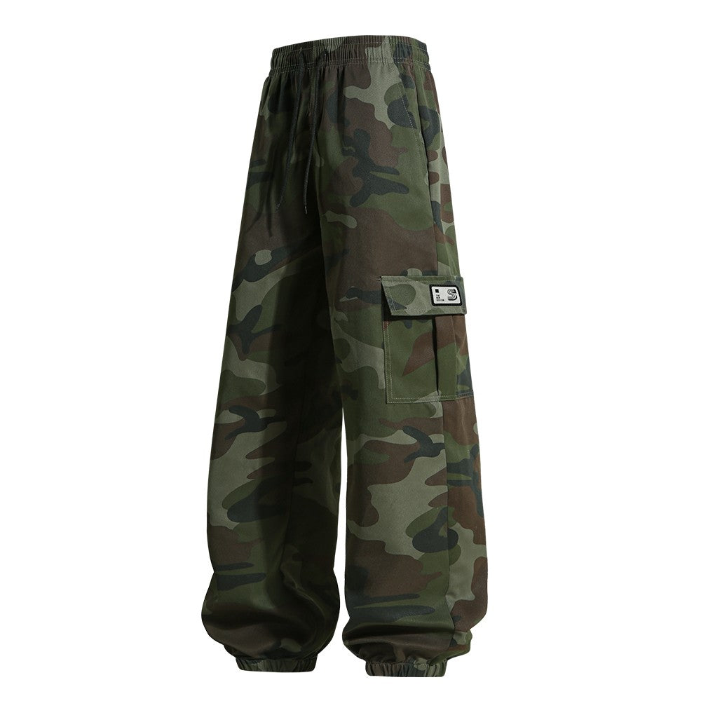 Men's Tactical Camouflage Overalls High-Quality Combat Pants Multi-Pocket Trousers Sports Training Casual Work Pants