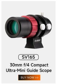 Telescópio Astronômico Refrator Svbony SV48P 90/102mm Abertura OTA com Focador de Duas Velocidades para Astrofotografia de Céu Profundo