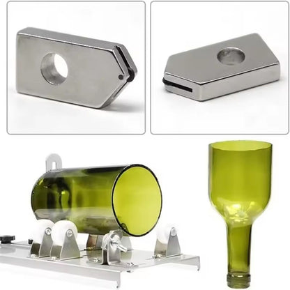 Cortadores de garrafas de vidro, ladrilho de vidro, garrafa de vinho, cabeça de corte de diamante, artesanato prático, ferramenta manual, ferramentas de construção, 5 peças.