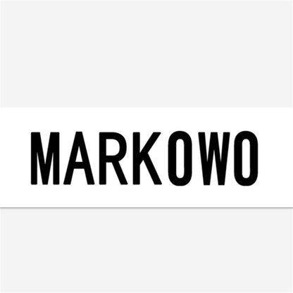 MARKOWO Desinger Brand 2022  Autumn and winter niche wool retro temperament slim V-neck knitted pleated dress