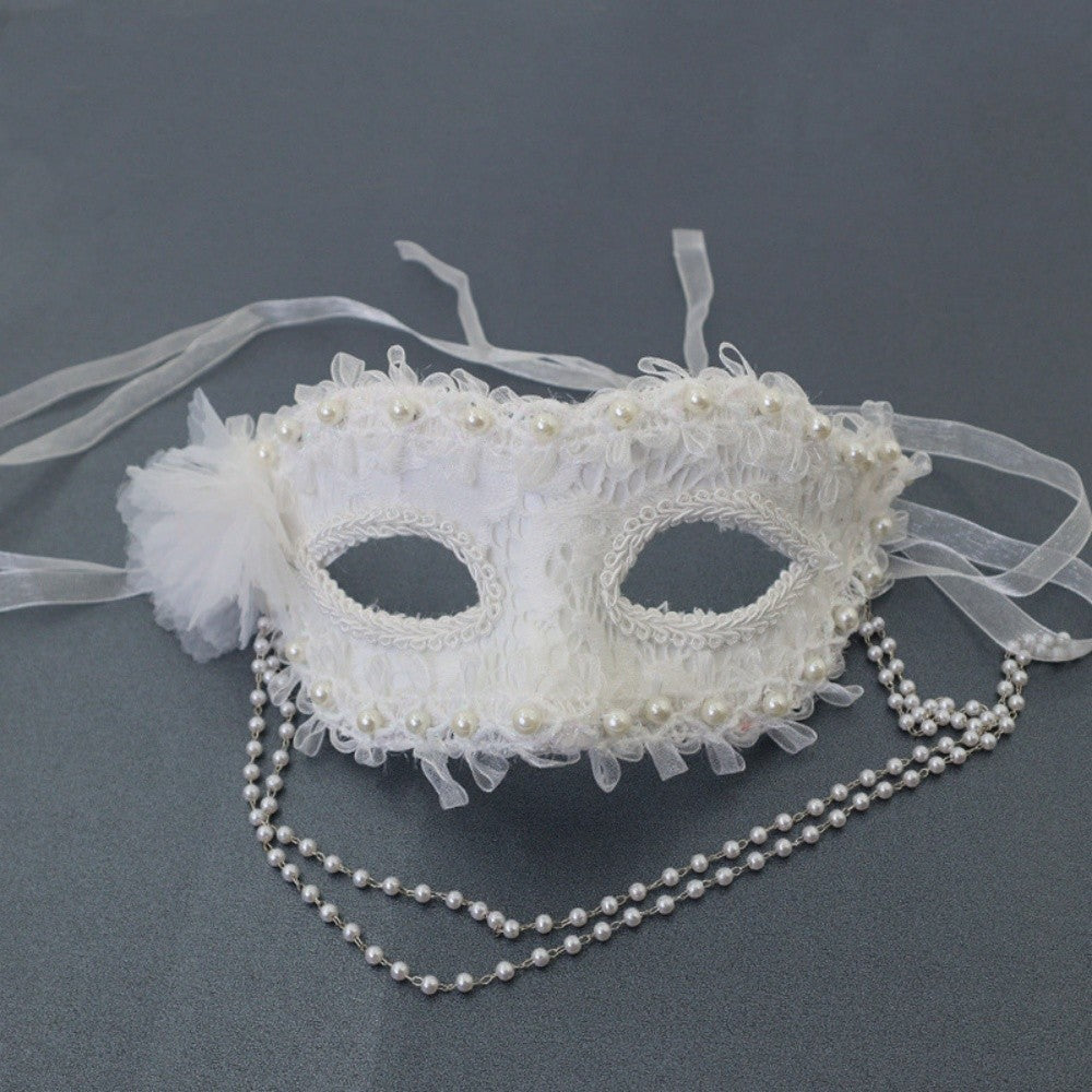 Party Masks Intricate Venice Princess Masquerade Mask Side Flower Mask Refined Cosplay Costume Mask For Party Halloween Dress