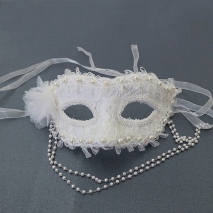 Party Masks Intricate Venice Princess Masquerade Mask Side Flower Mask Refined Cosplay Costume Mask For Party Halloween Dress