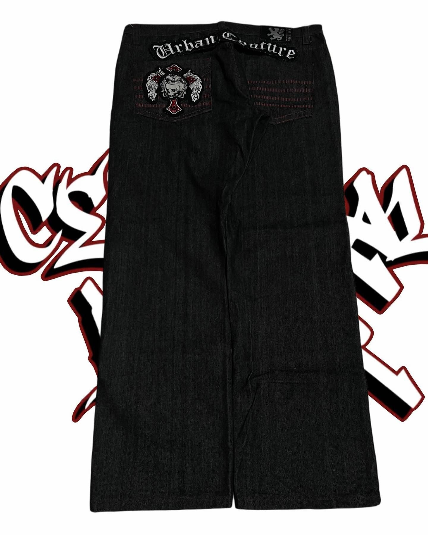 retro y2k gothic lightning graphic jeans wide legs loose loose hip-hop street style men and women fashion clothing