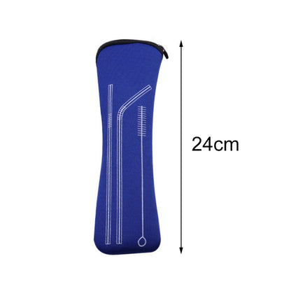 Tableware Bag Box Cutlery Storage Bag Portable Travel Fork Spoon Knife Dinnerware Packaging Pouch Storage Case with Zipper