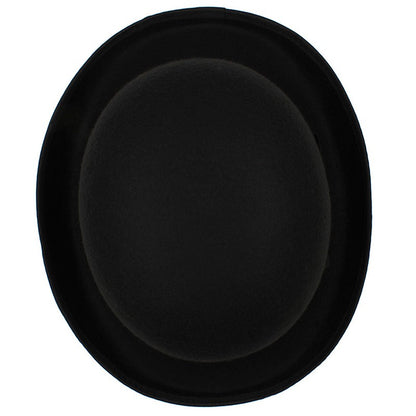 Men Women Felt Bowler Hat Classic Party Hats Lightweight Derby Fedora Hats Costume Accessories