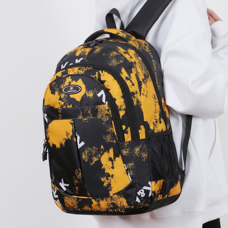 Waterproof men's backpack work 15.6-inch laptop men's business backpack university school backpack boys and girls school backpac