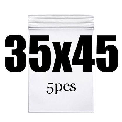 Clear Thick Zip Lock Ziplock Storage Bags Heavy-Duty Transparent Plastic Zip Package Small Jewelry Packing Reclosable Poly Pouch