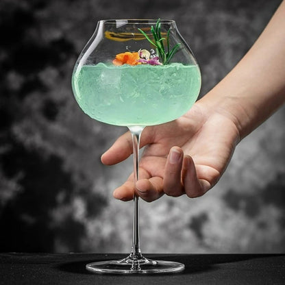 Copo de vinho tinto de grande capacidade de 690ml, taça de vidro ultrafina, taças de coquetel, taça de vidro fina estilo Borgonha, copo de Gin Tônica
