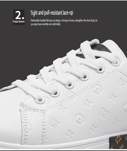 Brand Men Leather High-Top Skateboarding Shoes Men's Sneakers Male Flats Non-Slip Sport Shoes Zapatillas Hombre Mens Footwear