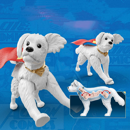 Original BLOKEES Justice League DC Superman Bonecos de Ação Modelos de PVC Articulações Móveis Enfeite de Mesa Brinquedos de Montar Presentes de Aniversário