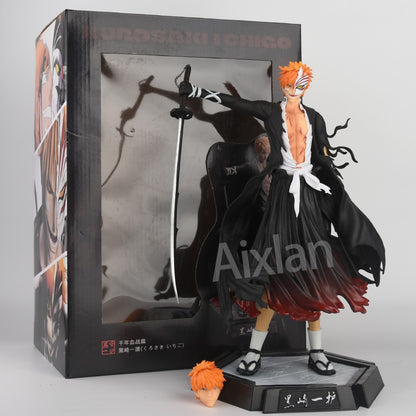 29cm BLEACH Anime Figure Hitsugaya Toushirou PVC Action Figure Boneco de Modelo Colecionável Brinquedo