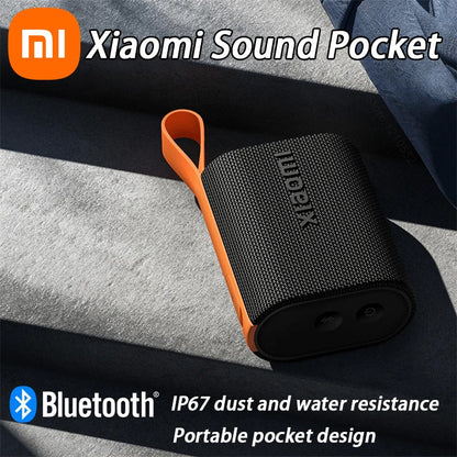 Original Xiaomi Sound Pocket IP67 Bluetooth 5.4 TWS Estéreo Combo 1000mAh 10 Horas de Bateria Ultra-Longa Mic Caixa de Som Portátil