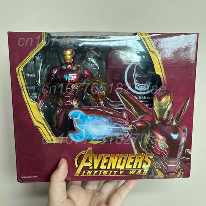 Iron Man Avengers MK85 Ironman MK50 Mark50 Nano Armor Luxury Set with Weapon Action Figure Model Toys Joint Movable Doll Gift ?